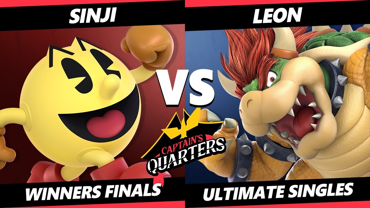 Captain's Quarters 4 Winners Finals - Sinji (Pac-Man) Vs. Leon (Bowser) SSBU Singles