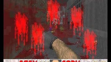 DooM II BrutalDoom mod Playthrough: Level 4 The Focus