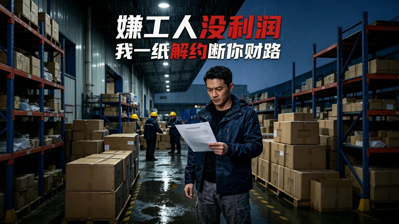 工人遭拒餐，我解約斷供暴利商