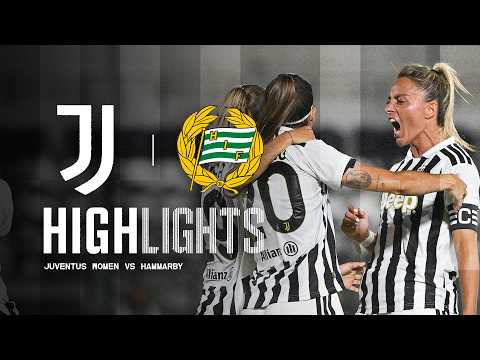 CHIBA'S BRACE SENDS THE BIANCONERE FLYING IN THE UWCL | Juventus Women vs Hammarby IF Highlights — football highlights