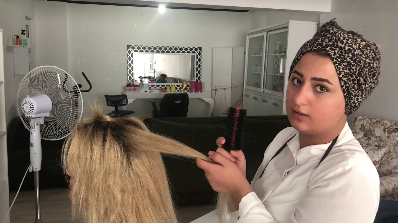 Fön nasıl çekilir yıpranmış saçlarda fön çekme tekniği