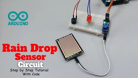 Rain Drop Sensor Circuit using Arduino UNO