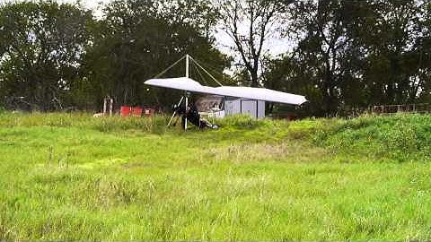 First test flight with motor