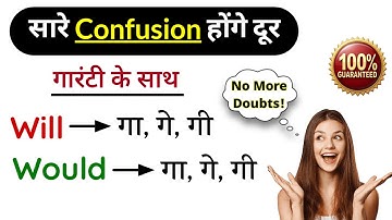 Will vs Would | कब Will लगाएँ? कब Would लगाएँ? | Modal Verbs | English Grammar in Hindi