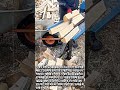 기계식 통나무 절단 과정 #worker #process #logsplitter #firewood #woodworking