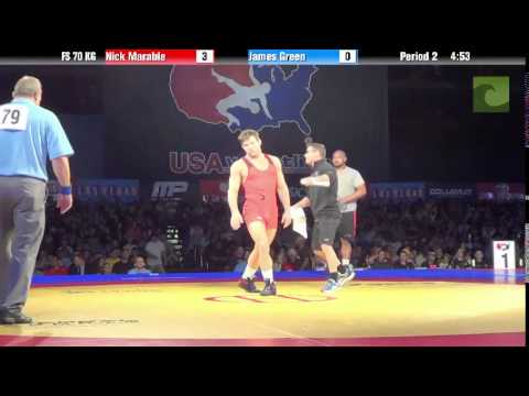 70 KG SF - Nick Marable (Sunkist Kids) vs. James G...