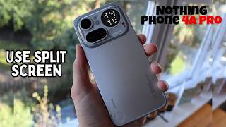 How to Use Split Screen on Nothing Phone 4A Pro | Multi-Window Tutorial