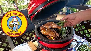 Tabletop Kamado Charcoal Grilled Chicken