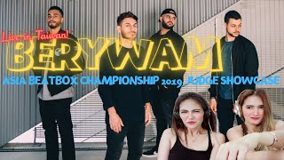 Berywam | Asia Beatbox Championship 2019 Judge Showcase (Live in Taiwan) Reaction| 🔥🔥🔥