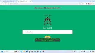 PYTHON PROJECTS- Detection of Phishing Website using MachineLrearning