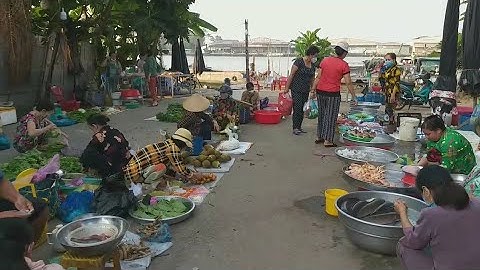 Chợ Long Châu Cù Lao Tân Lộc Thốt Nốt Cần Thơ 28 Tết