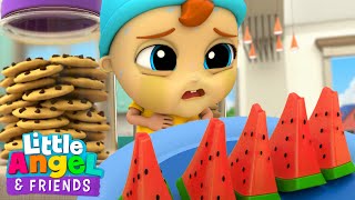 Mix  No No Snacks | Little Angel And Friends Kid Songs