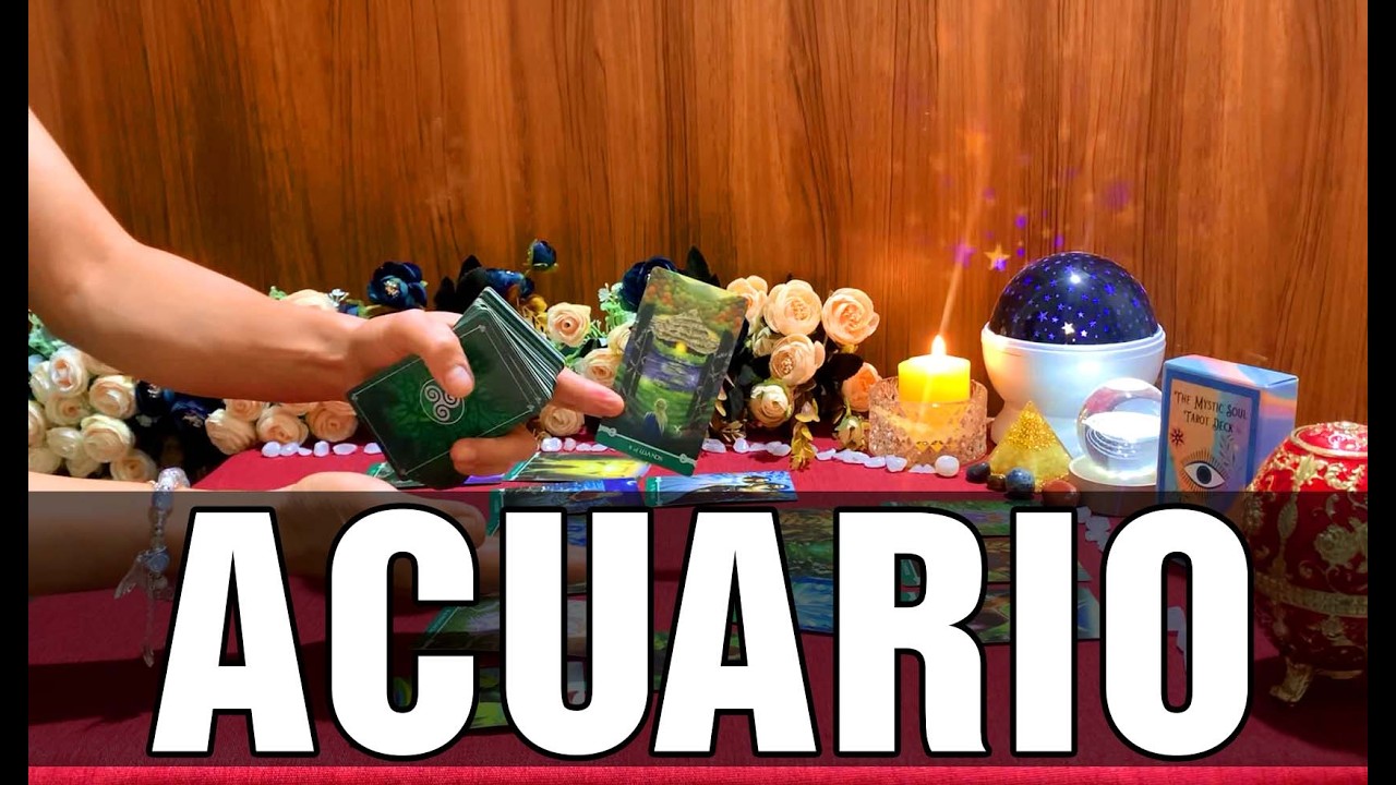 ACUARIO UN GIRO PODEROSO SE ACTIVA EN TU VIDA UN CAMBIO MÁGICO TE ENTREGA TODO Y LLEGA TU FELICIDAD