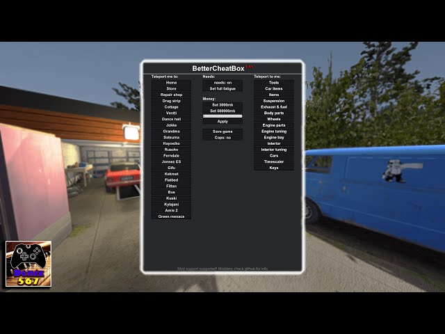 My Summer Car cheat codes