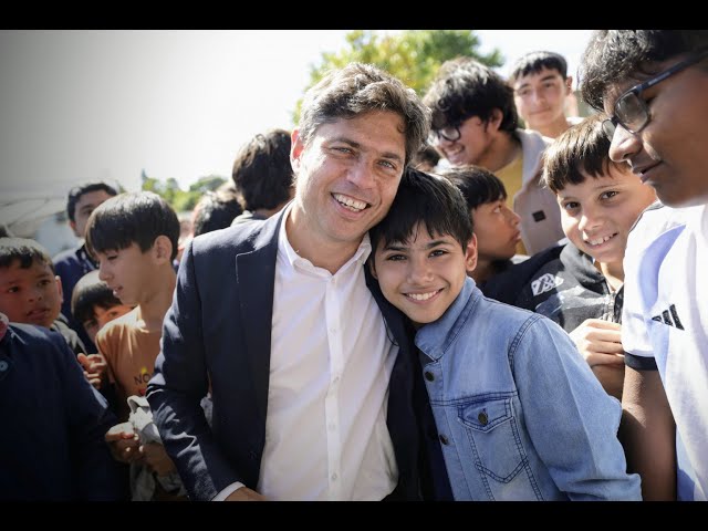 Inauguración de la Escuela Técnica N°1 wn Punta Indio