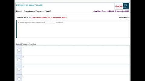 ENG507 - Phonetics and Phonology (Quiz II) 💯 Percent Paid Whatsapp 03426692724