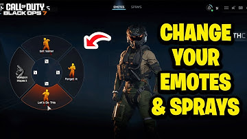 How to Change your Emotes & Spays in COD Black Ops 7 - Fastest Guide