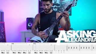 Asking Alexandria - “Bad Blood” Guitar Cover with On Screen Tabs (New Song 2023)