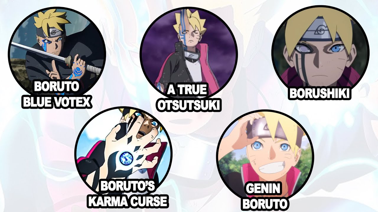 ALL Boruto's Forms Exposed in 17 Minutes
