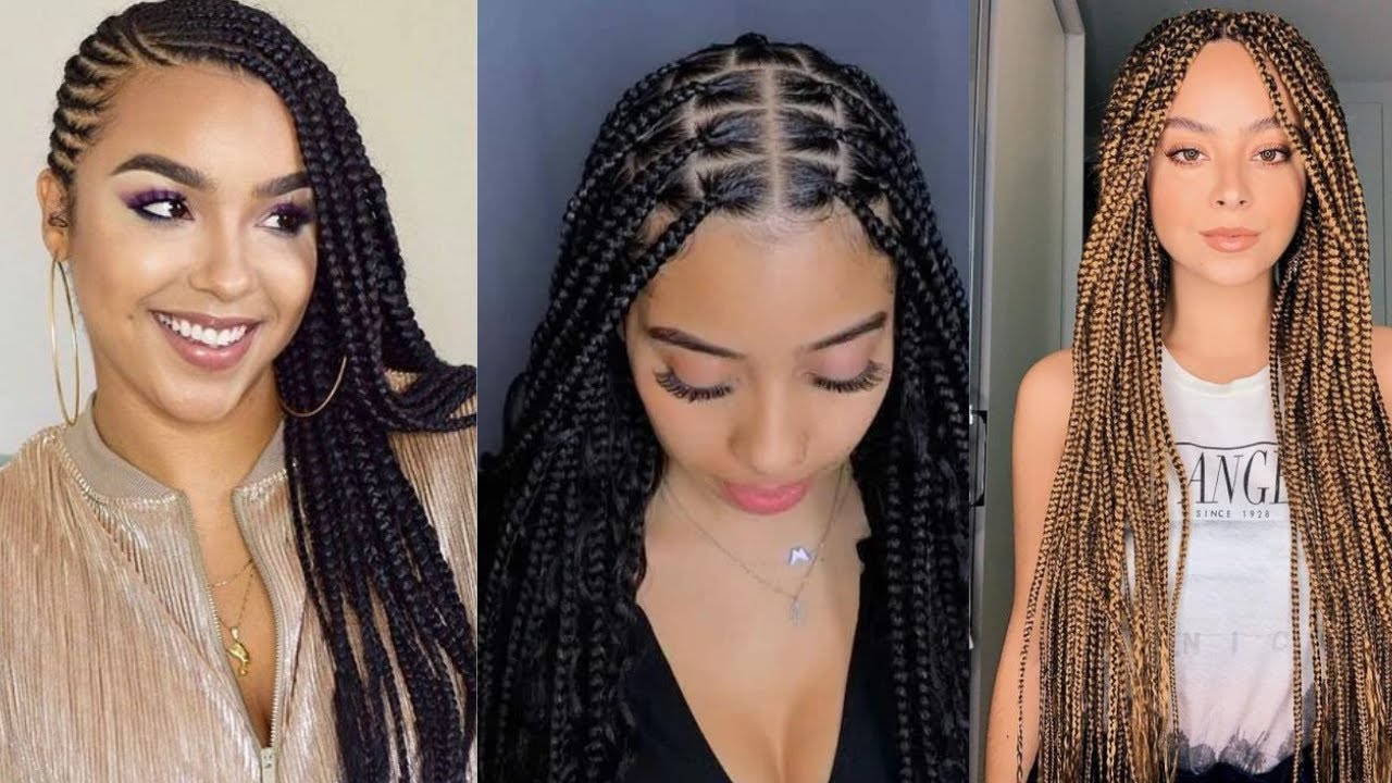 COIFFURE AFRICAINE | MODELE DE TRESSE AFRICAINE | #001 - YouTube