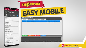 Pesaing Program Accurate: Video Tutorial Registrasi Online Aplikasi Akuntansi Android Easy Mobile