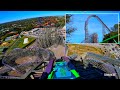 Tallest Steepest Drop Hybrid Coaster | Iron Gwazi Ride POVs | Busch Gardens 2022