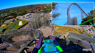 Tallest Steepest Drop Hybrid Coaster | Iron Gwazi Ride POVs | Busch Gardens 2022