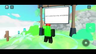 getting Golden Step for Man succeeded! in Free Ugc Limited | A roblox game