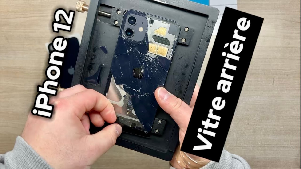 La vitre arrière de son iPhone 12 se décolle ultra facilement - Repair