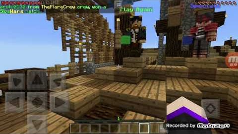 Minecraft ||||| we see a hacker on brokenlens server playing on skywars