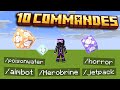 Top 10 commandes funs sur minecraft bedrock  ps4 xbox switch pe pc