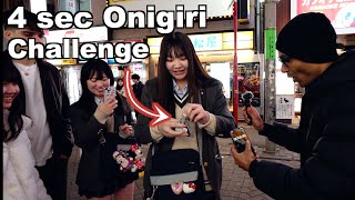 Can you open onigiri in four seconds?