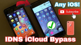 iDNS Bypass iCloud- Unlock in 5 mins ANY iOS (100% Any Country Working)