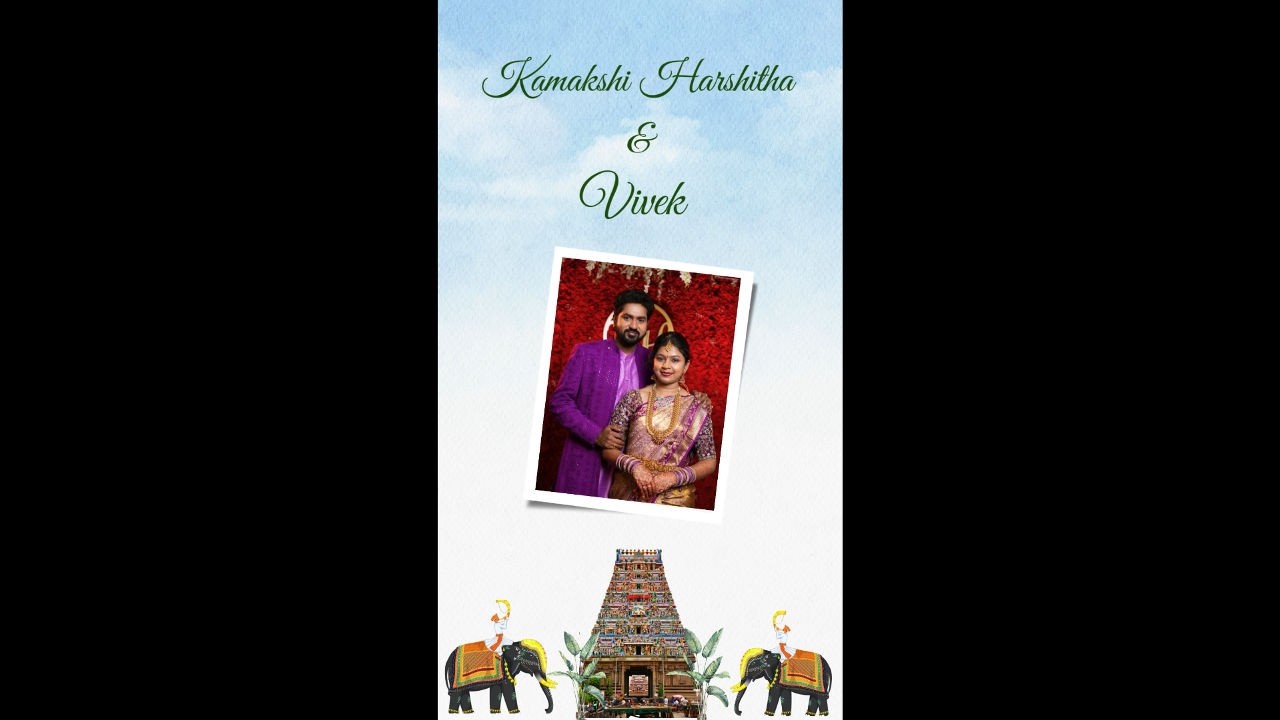 💕Kamakshi Harshitha Weds  Vivek  wedding live  On  08 -March - 2026💕