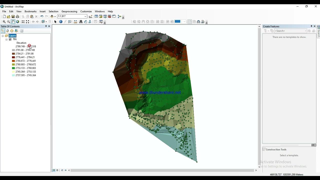 Terrain analysis from height spot in ArcMap YouTube