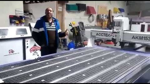 ACCTEK 5X10FT CNC ROUTER CUSTOMER FEEDBACK  CNC ROUTER AKM1530
