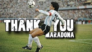 Thank You Maradona ► Football Will Miss You ● Memories, Goals and Skills | N3Gann