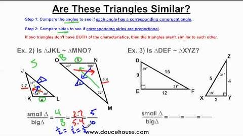 Basics Of Similar Triangles - Part 1