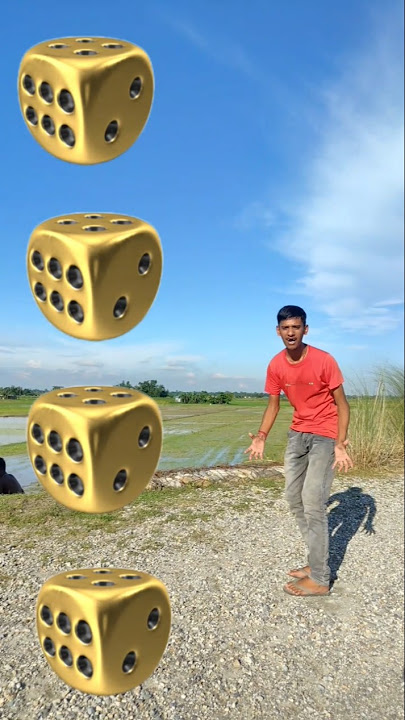 Rounding gold dices to Duck, Peacock, Pigeon & Parrot - Birds names magic video