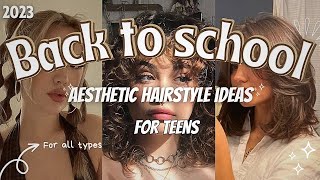 Aesthetic back to school hairstyle Guide ✨| All types of hair & length | bigsistipz