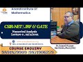 Numerical Analysis Lecture-3 , 23/11/2021