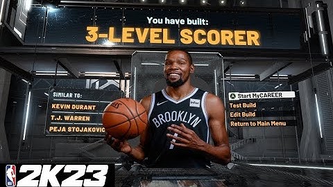 NEW- "3- LEVEL SCORER" BUILD IN 2K23 IS A *GAME BREAKING!*