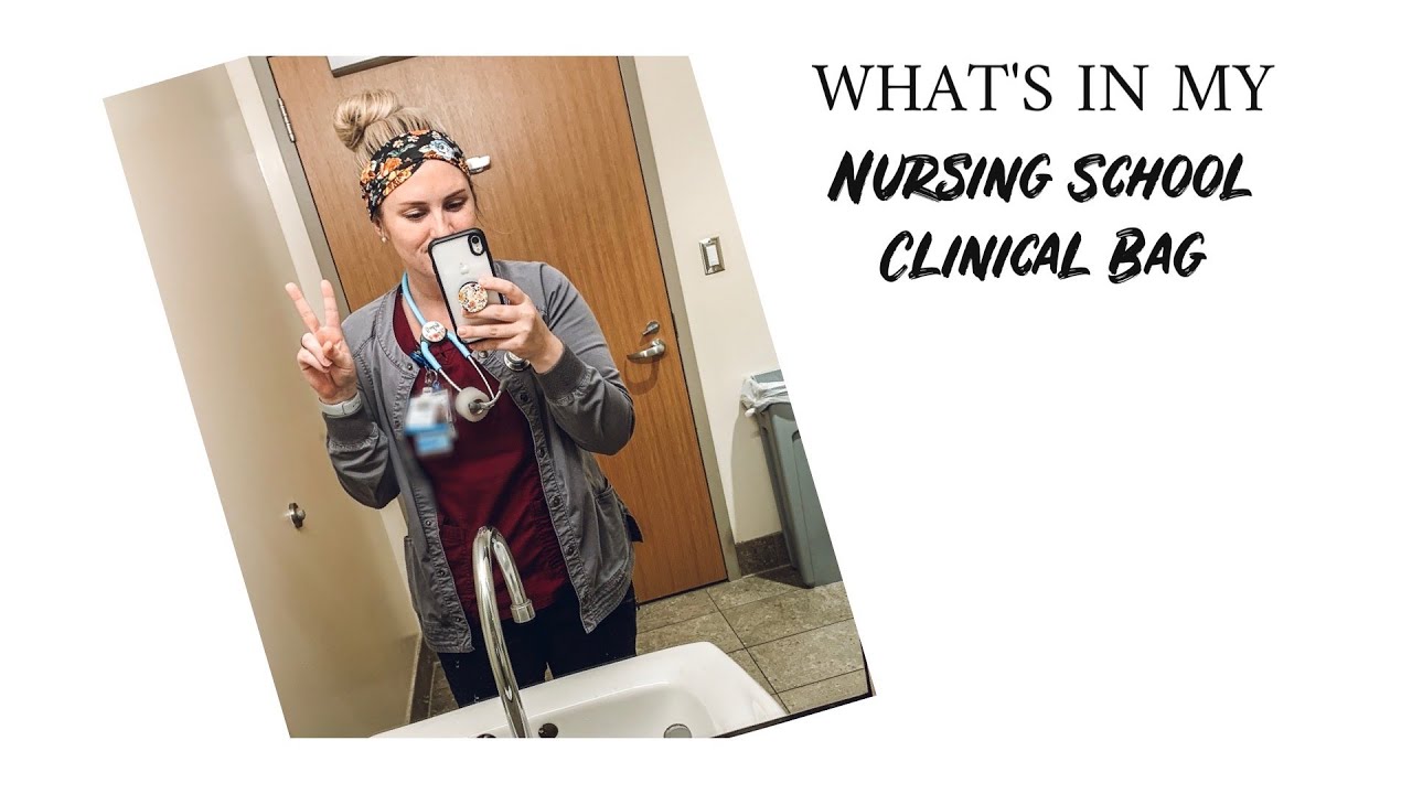 What's In My Nursing School Clinical Bag YouTube
