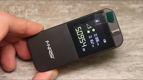 Лазерная SMART рулетка/дальномер FNIRSI IR40 (Быстрый обзор)