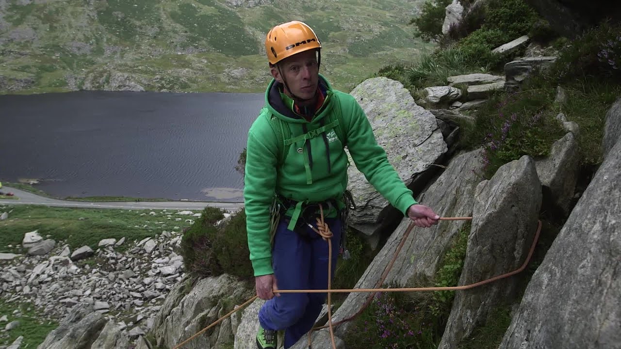 Rope skills for scrambling 4: rock spikes and slings - YouTube