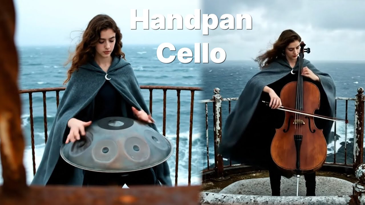 🌊 Deep Cello & Handpan Music | Solitude at the Stormy Lighthouse (1-Hour)