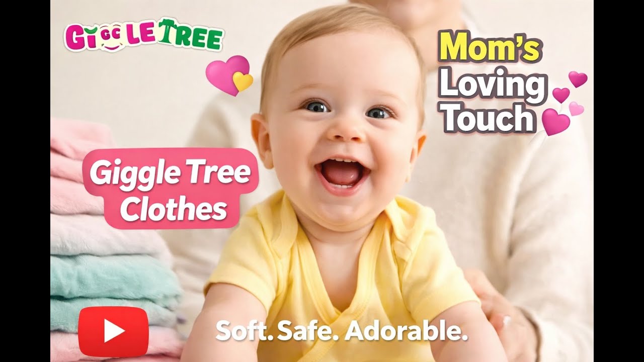 Mom’s Loving Touch 💕 | Pampering Baby with Giggle Tree Clothes