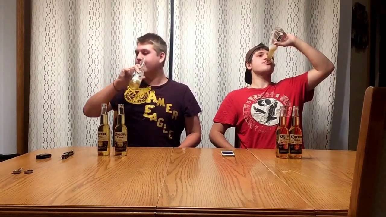 3 beers in 3 minutes challenge *vomit alert* YouTube
