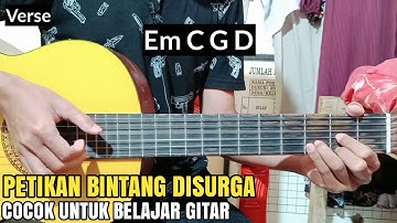 Tutorial Petikan Lagu Peterpan - Bintang Disurga | Lagu Yang Cocok Buat Belajar Gitar