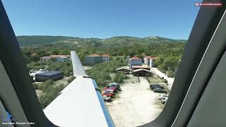 Sletanje na Skiatos, pogled sa krila HondaJet by FlyMoreSim 911 views 9 months ago 58 seconds